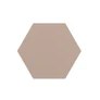 Carreau antiacide hexagonal beige 100×116 pour sols industriels