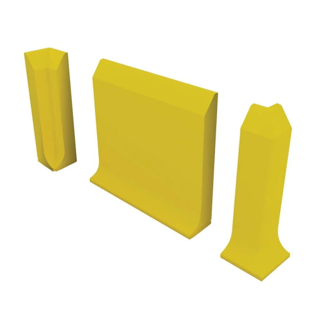 Bordure hygiénique pour revêtement de sol industriel
